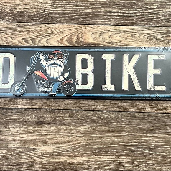 Old Biker Boulevard Metal Sign. Motorcycle, Man Cave, Sport, Garage & Fun Gift - Picture 4 of 4